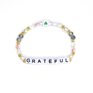Náramek "GRATEFUL" = vděčná